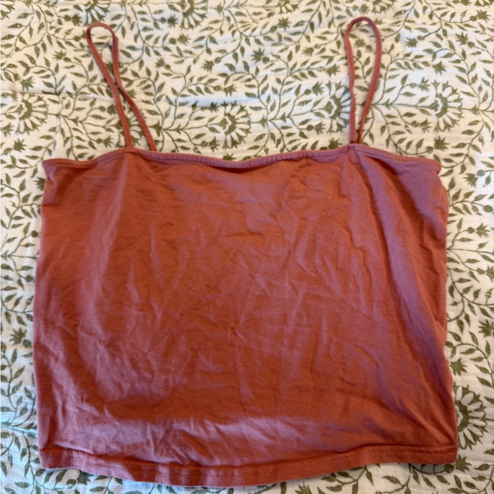 Women's Pink Spaghetti Strap Top